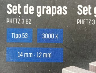 Grapas PARKSIDE Tipo 53 (12.000 uds)