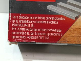 Grapas PARKSIDE Tipo 53 (12.000 uds)