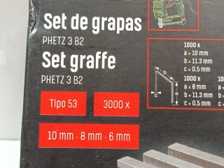 Grapas PARKSIDE Tipo 53 (12.000 uds)