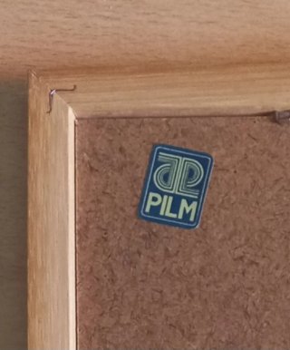 Specchio con cornice in legno