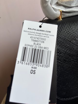 Bolso Ralph Lauren Sophee Negro