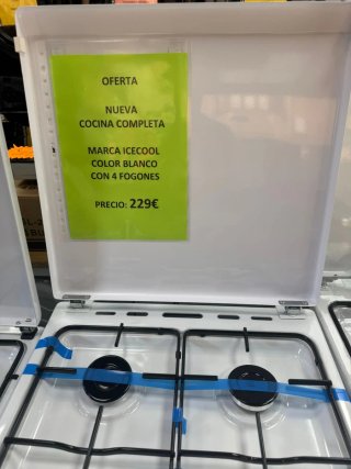 Cocina de gas butano nueva