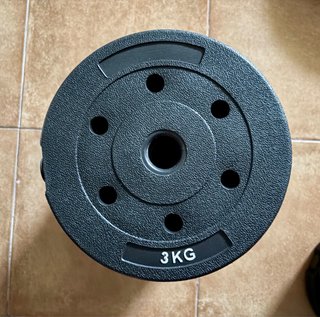 Discos de gimnasio 2kg, 2.5kg, 3kg, 5kg y 10kg