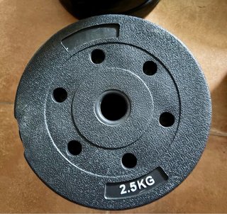 Discos de gimnasio 2kg, 2.5kg, 3kg, 5kg y 10kg