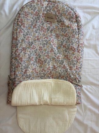 Saco capazo LA GIRAFFA floral bambula,