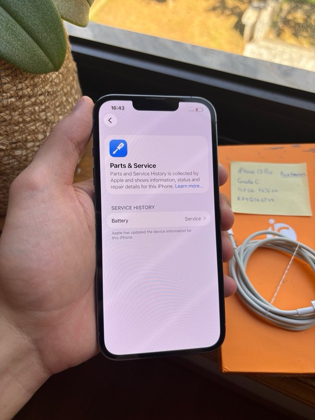 iPhone 13 Pro Azul Sierra 128Gb com Caixa Grade C