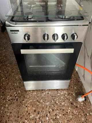 Cocina de gas Sauber 4 fuegos + horno