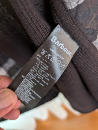 Chaleco Barbour negro XL