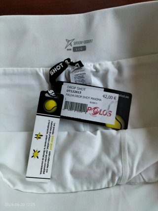 Falda pádel/tenis Drop Shot Talla L-G, Nueva.