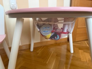 Mesa y 2 Sillas Infantiles Rosas