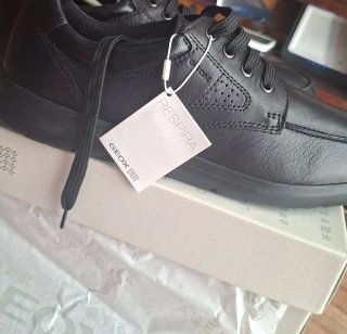 Zapatos Geox de Piel Hombre Negros