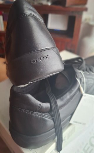 Zapatos Geox de Piel Hombre Negros