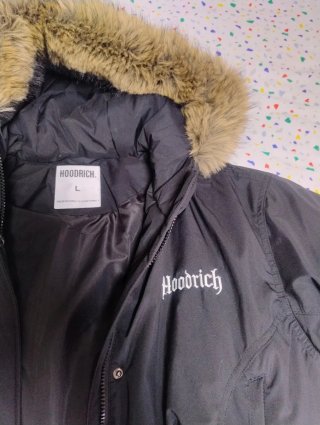 Cazadora Hoodrich Negra Talla L Usada una sola vez