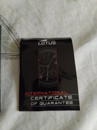 Reloj Lotus Hombre Caja Original