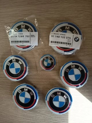 8 Logos BMW M 50 Aniversario.