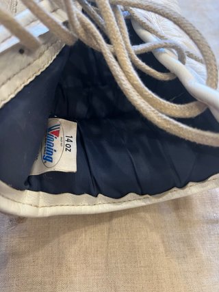 Guantes Boxeo Winning 14oz Blancos
