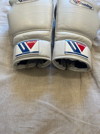 Guantes Boxeo Winning 14oz Blancos