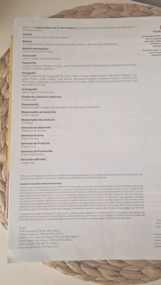 Libros de texto Matematicas 3 primaria SM