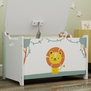 Baule Portagiochi con Coperchio per Bambini per Gi