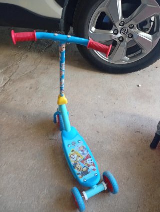 Patinete infantil 3 ruedas Paw Patrol