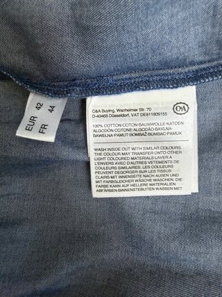 Vestido vaquero talla 42