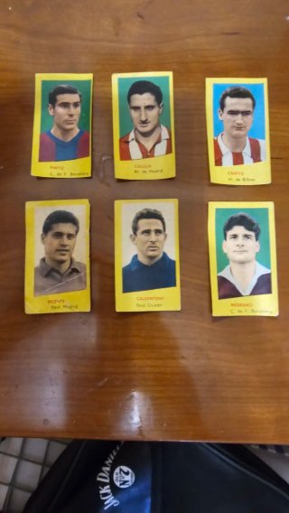 Cromos antiguos de fútbol