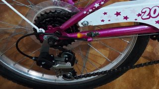 Bicicleta infantil con cambios shimano 20 pulgadas