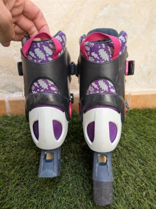 Patines en línea Oxelo Talla 30-32, incluye casco.