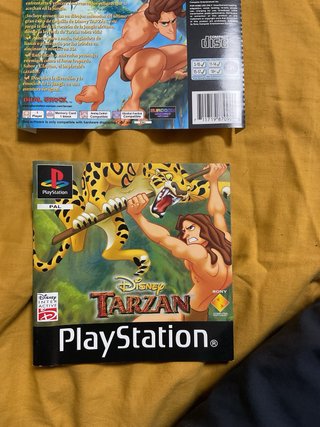 Manual y carátulas Tarzán PS1 (PlayStation 1)