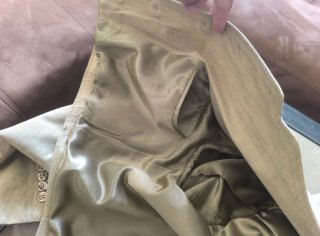 Traje corto hombre beige/marrón