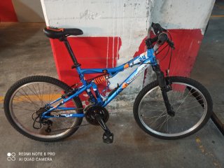 Bicicleta Rockrider 24 Azul