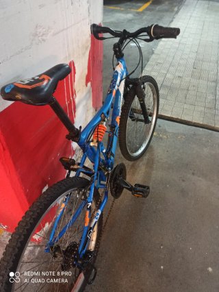 Bicicleta Rockrider 24 Azul