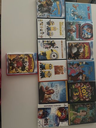 Lote Películas DVD Infantiles Variadas