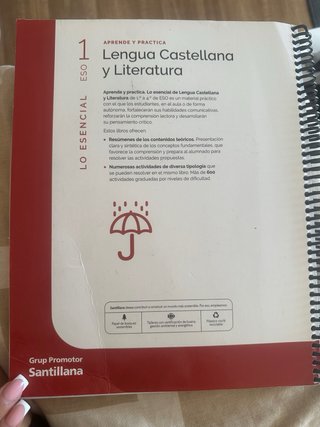Libro Lengua Castellana y Literatura 1 ESO