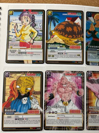 Cartas Dragon Ball JCC Serie 6 Español