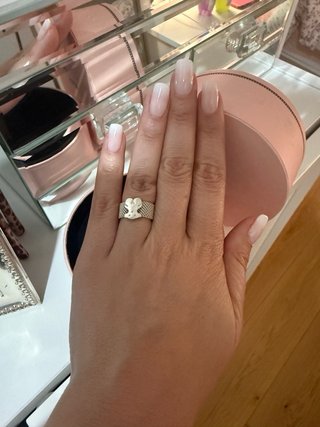 Anillo Tous Malla Oso Talla 10
