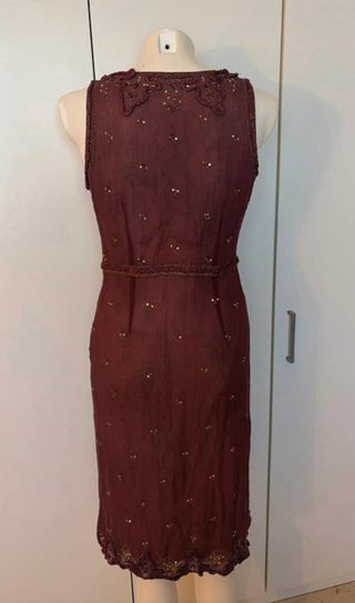 Vestido Massimo Dutti bordado