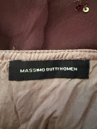 Vestido Massimo Dutti bordado