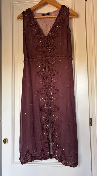 Vestido Massimo Dutti bordado