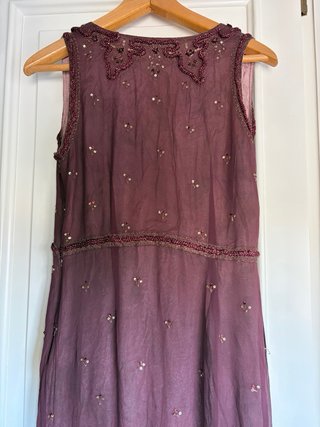 Vestido Massimo Dutti bordado