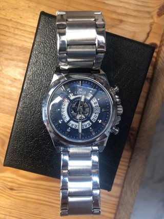 Reloj Aresso Azul y Plateado Nuevo