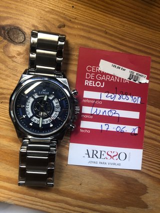 Reloj Aresso Azul y Plateado Nuevo