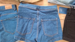 Lote 5 Pantalones Cortos Vaqueros. Talla 32.