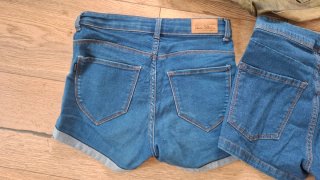 Lote 5 Pantalones Cortos Vaqueros. Talla 32.