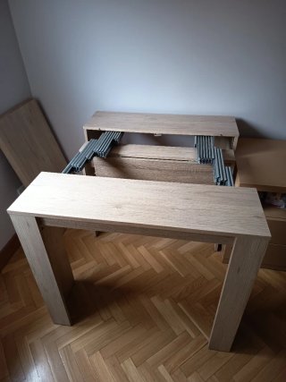 Escritorio extensible madera hasta 2,40m