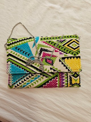 Bolso de tela étnico T.U.
