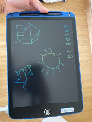 Pizarra LCD Escritura Azul
