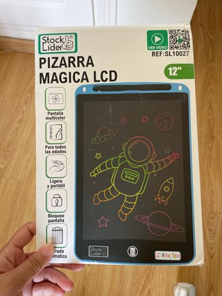 Pizarra LCD Escritura Azul