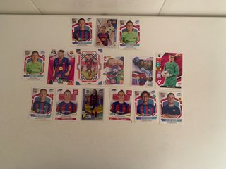 Lote 100 cromos FC Barcelona diferentes