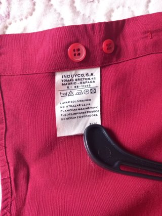 Camisa Hombre Fiesta Roja